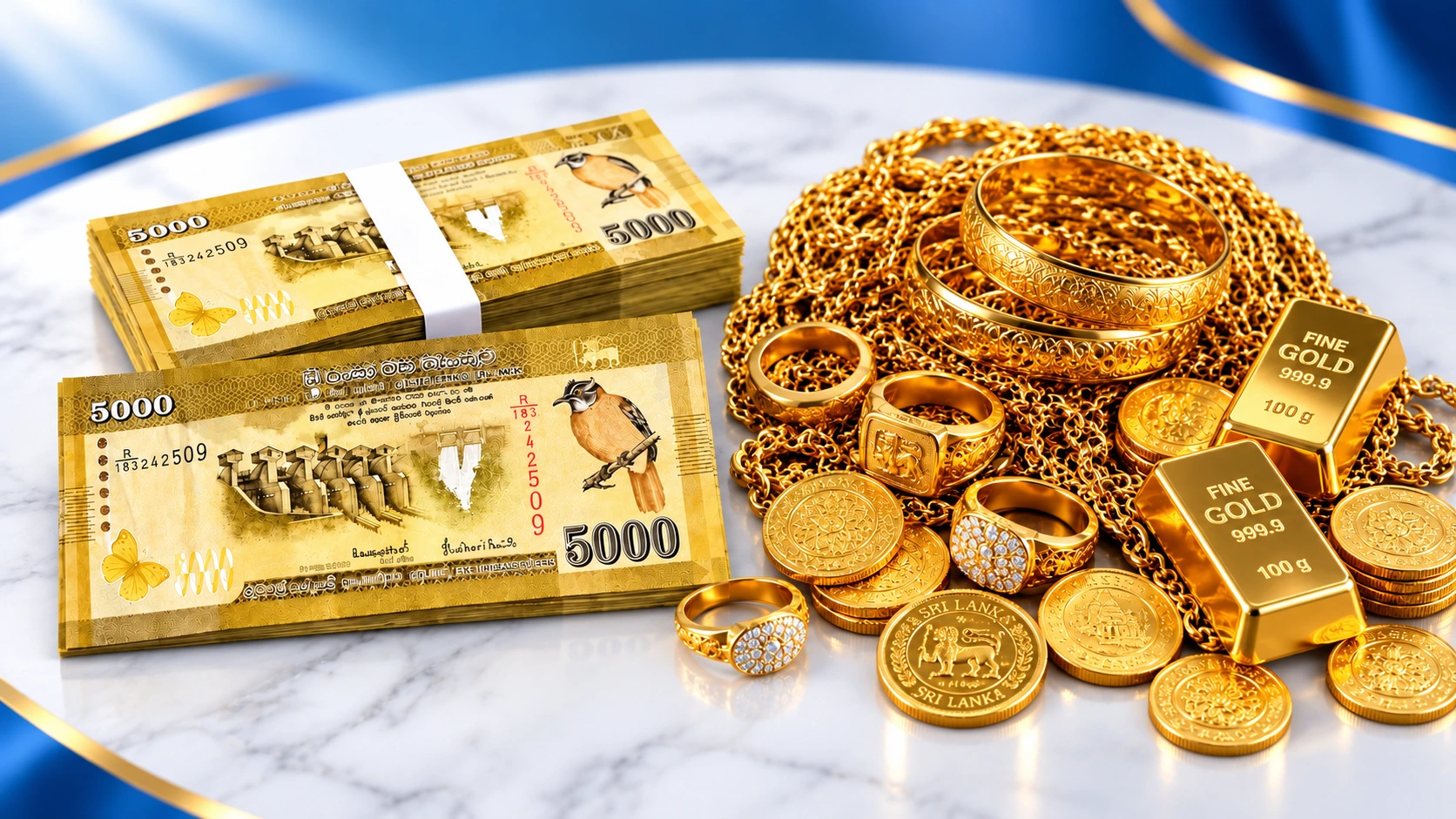 Premium gold jewellery purchased by We Buy Gold